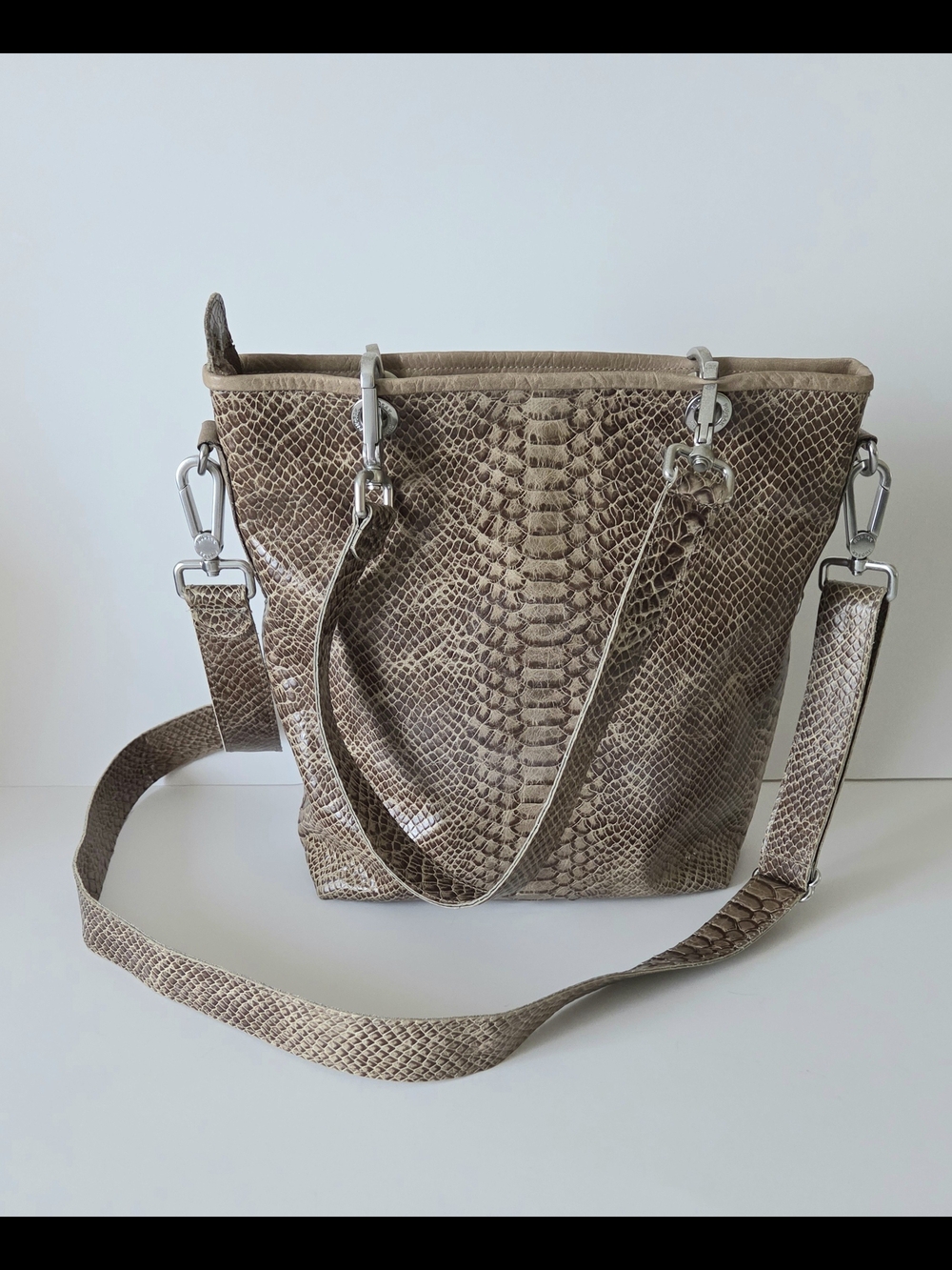Rudsak Snake-Embossed Bag